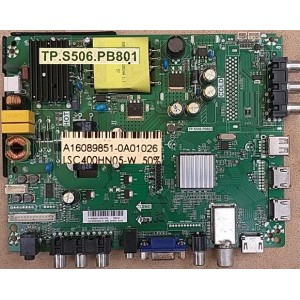JVC LT-40N570A MAIN BOARD TP.S506.PB801 A16089851 LSC400HN05-W